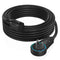 Maximm Cable 360&deg; Rotating Flat Plug 16 AWG Extension Cord (15', Black)