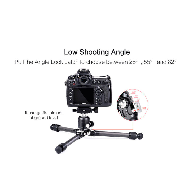 Sunwayfoto T16C20N II Mini Carbon Fiber Tripod Legs