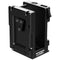 Wooden Camera Dual Battery Plate Cradle for Teradek Bolt LT Transmitter (V-Mount to Gold Mount)