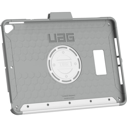 Urban Armor Gear Scout Healthcare Case with Hand Strap for 10.2" iPad 7th, 8th, and 9th Gen (White and Gray, OEM Packaging)