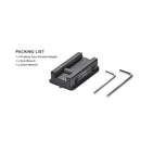 Sunwayfoto NP-60N Picatinny to Arca-Type Adapter
