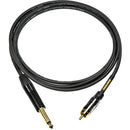 Mogami Gold TS 1/4" Male to RCA Male Audio/Video Patch Cable (20')