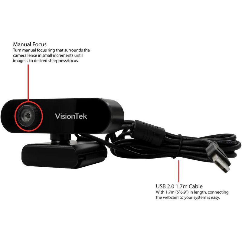 VisionTek VTWC30 Full HD Webcam