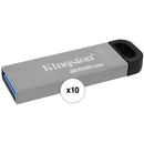 Kingston 256GB DataTraveler Kyson USB 3.2 Gen 1 Type-A Flash Drive (10-Pack)