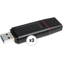 Kingston 256GB DataTraveler Exodia Flash Drive (3-Pack)