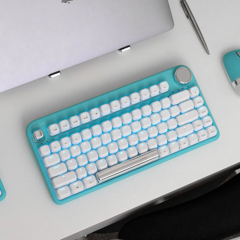 AZIO IZO Wireless Keyboard Series 2 (Mint Daisy)