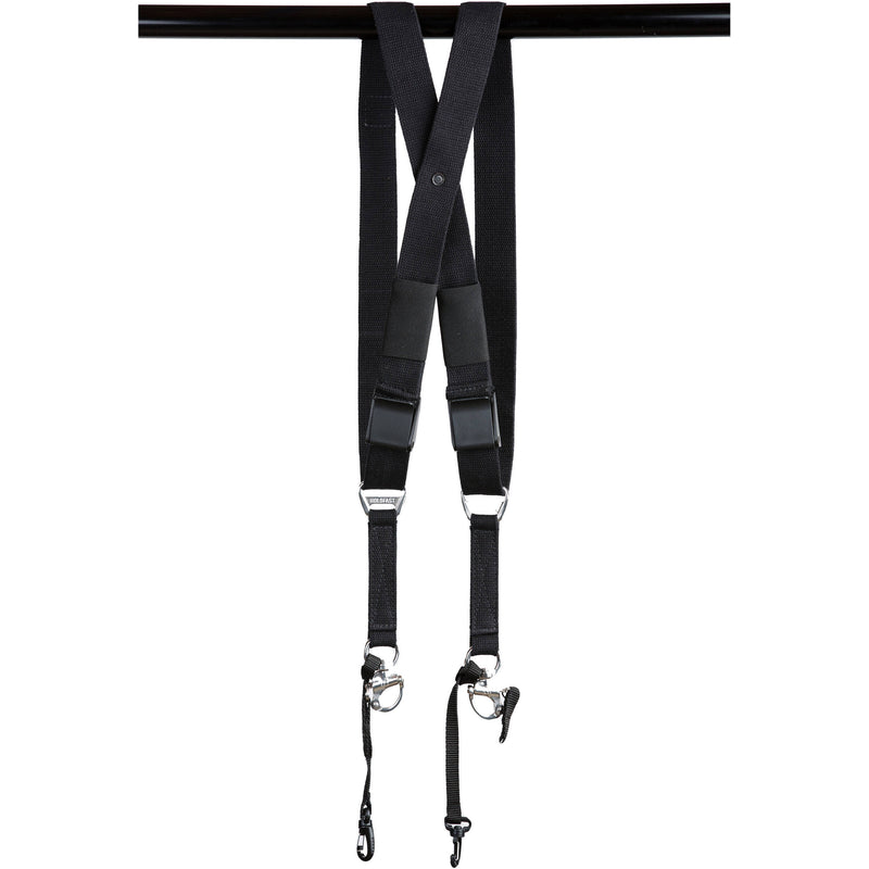 HoldFast Gear MoneyMaker Two-Camera Swagg Harness (Black, Cotton Canvas)
