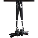 HoldFast Gear MoneyMaker Two-Camera Swagg Harness (Black, Cotton Canvas)