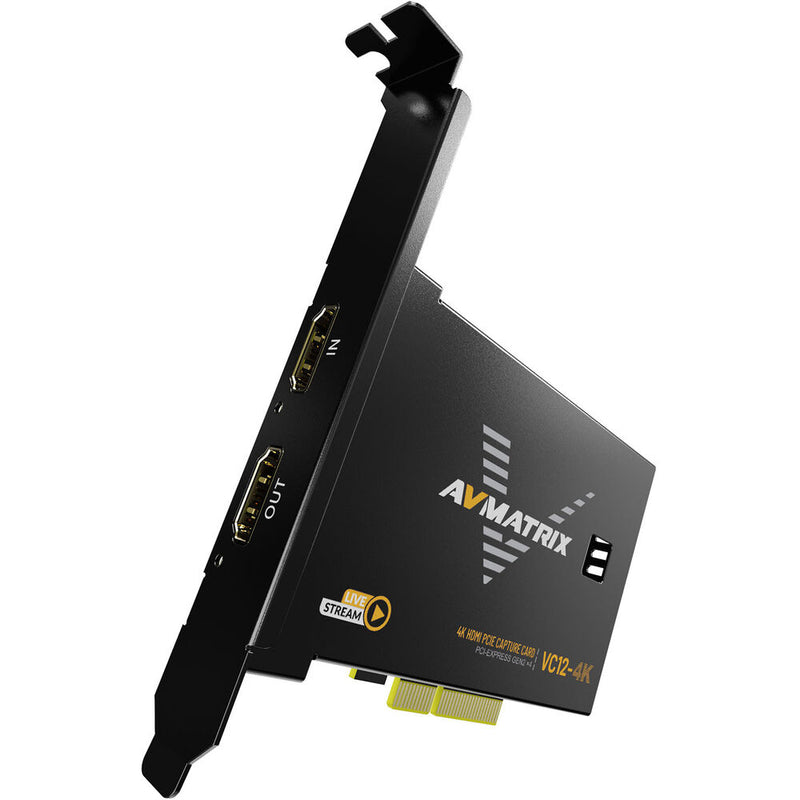 AVMATRIX VC12-4K UHD 4K HDMI PCIe Capture Card