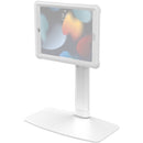 CTA Digital Height-Adjustable Mount with Quick-Release Case for Select iPads (White)