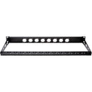 My Custom Shop 8-Port HDMI 2.0 Feed-Through Patch Bay with Rear Lacing Bar (1 RU)