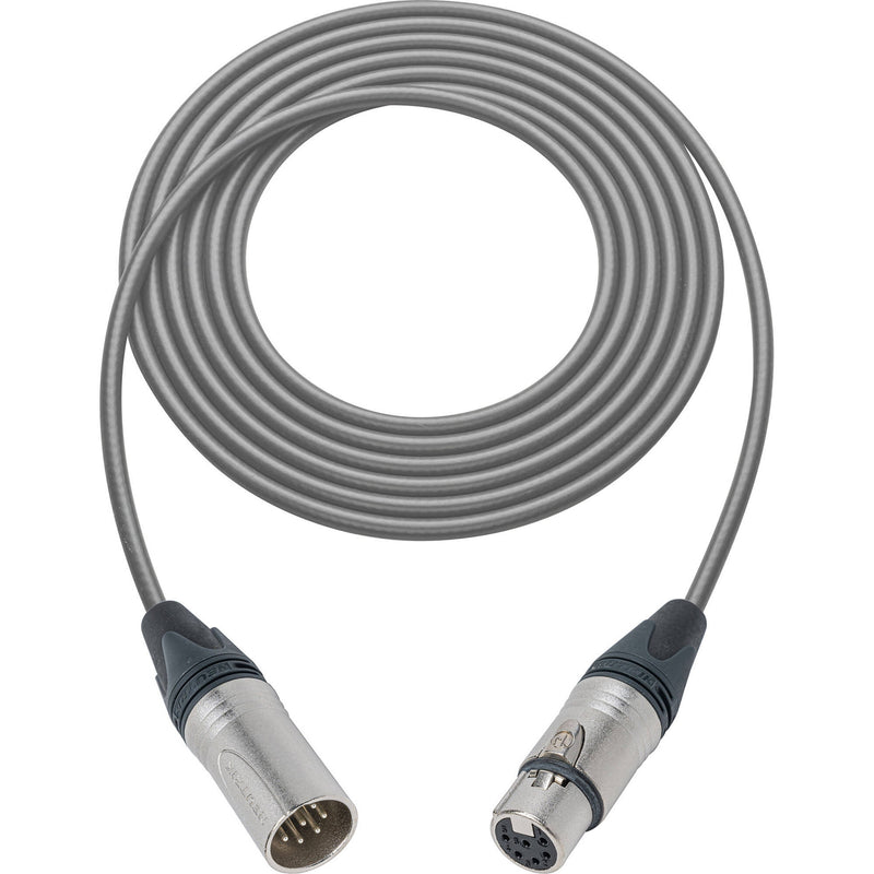 Sescom XLM6-XLF6 Belden & Neutrik 6-Pin XLR Male to 6-Pin XLR Female Audio Cable (6')