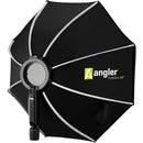 Angler FastBox 24" Octagonal Softbox Kit with Fabric Grid & Godox V1 Adapter