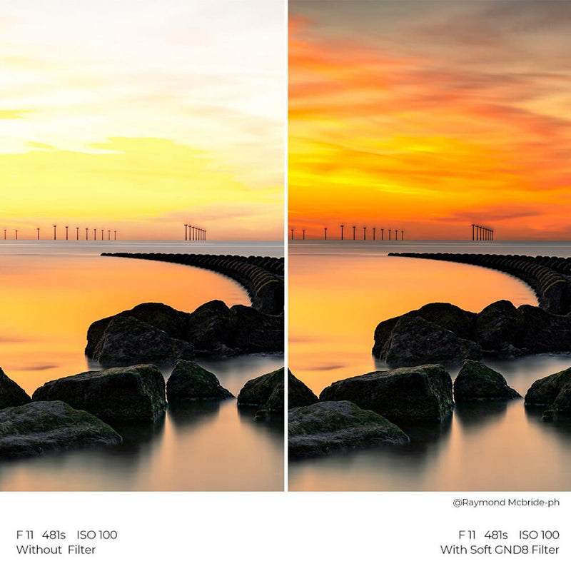 K&F Concept X-PRO Square Soft-Edge Graduated ND Filter with Frame (100 x 150mm, 4-Stop)