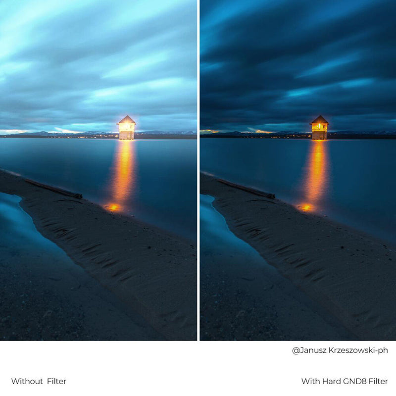 K&F Concept X-PRO Square Hard-Edge Graduated ND Filter with Frame (100 x 150mm, 3-Stop)