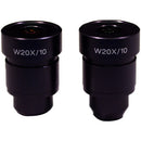 National Optical 620-400 WF20x Eyepieces (Pair)