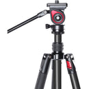 CAME-TV 801A Aluminum Video Tripod with Fluid Head