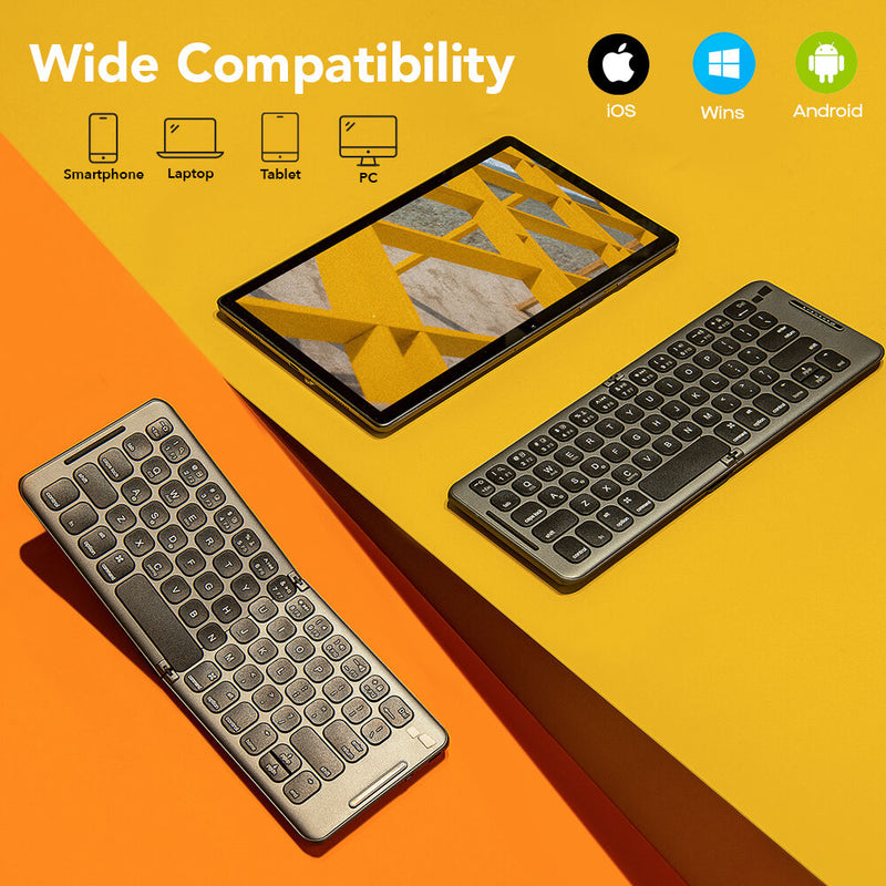 Mobile Pixels Wireless Foldable Keyboard (Gunmetal Gray)