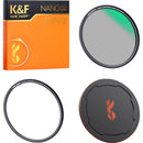 K&F Concept Nano-X Magnetic CPL Filter with Adapter Ring & Lens Cap (49mm)