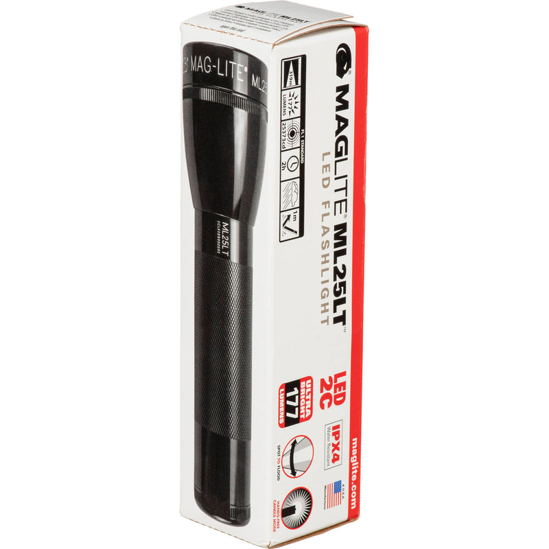 Maglite ML25LT 3C-Cell Engraved LED Flashlight (Red, Clamshell Packaging)