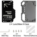 ANDYCINE LunchBox II Magnalium Case for SATA SSD to Atomos Ninja V/V+ Attachment (Black)