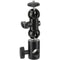 CAMVATE 16mm Light Stand Head Adapter with 1/4"-20 Thumbscrew Mini Ball Head