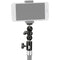 CAMVATE 16mm Light Stand Head Adapter with 1/4"-20 Thumbscrew Mini Ball Head