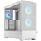 Fractal Design Pop Air RGB Mid-Tower Case (White Tempered Glass, Clear Tint)