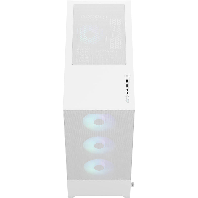 Fractal Design Pop XL Air Mid-Tower Case (White Tempered Glass Clear)