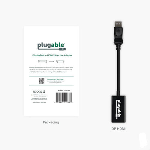 Plugable DisplayPort to HDMI Active Adapter