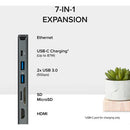 Plugable USB-C 7-in-1 Docking Station with Ethernet
