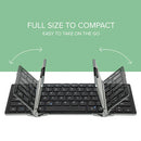 Plugable Full-Size Folding Bluetooth Keyboard with Case