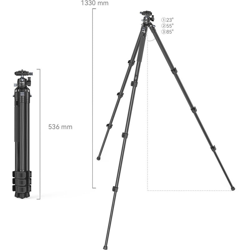 SmallRig AP-10 Carbon Fiber Tripod with Ball Head