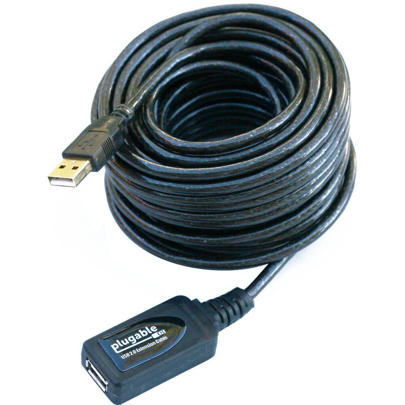 Plugable USB 2.0 Active Extension Cable (32')