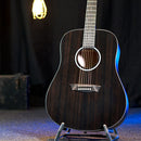 Washburn Deep Forest Dreadnought Acoustic Guitar (Striped Ebony)
