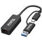 Plugable USB-A and C to 2.5 Gigabit Ethernet Adapter