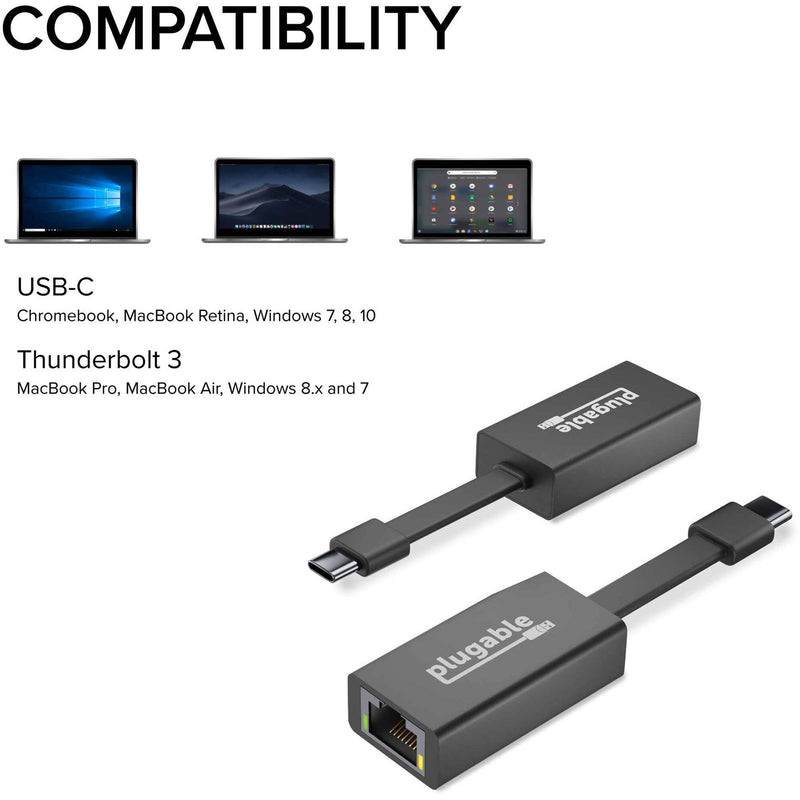 Plugable USB-C to Gigabit Ethernet Adapter