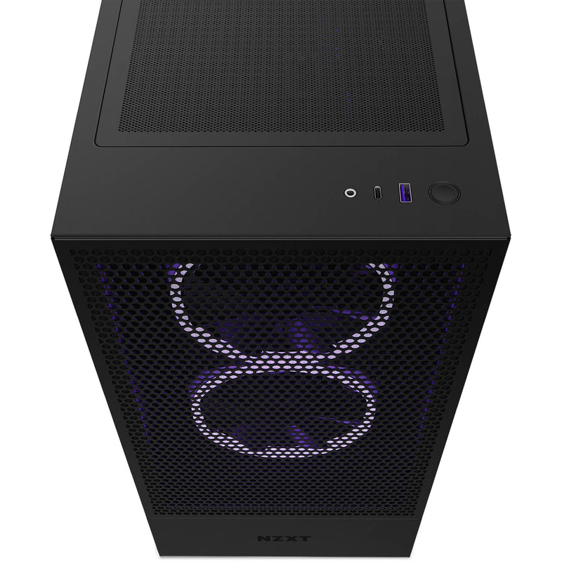 NZXT H5 Flow Compact Mid-Tower Airflow Case (Black)