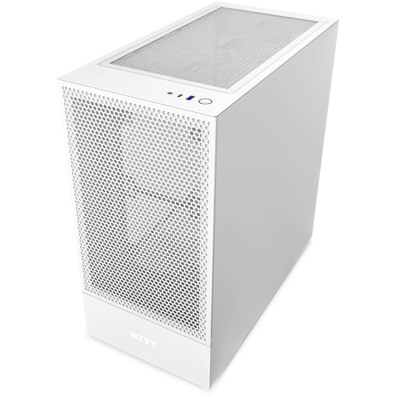 NZXT H5 Flow Compact Mid-Tower Airflow Case (White)