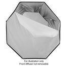 Angler FastBox 28" Octagonal Softbox with Adapter and Fabric Grid Kit for Godox AD200PRO II, Sony HVL-F60RM2, and Canon Speedlight EL-5