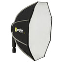 Angler FastBox 28" Octagonal Softbox with Adapter and Fabric Grid Kit for Godox AD200PRO II, Sony HVL-F60RM2, and Canon Speedlight EL-5