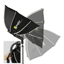 Angler FastBox 28" Octagonal Softbox with Adapter and Fabric Grid Kit for Godox AD200PRO II, Sony HVL-F60RM2, and Canon Speedlight EL-5