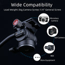 XILETU LS-2A Fluid Tripod Head with Quick Release Plate