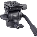 XILETU LS-2A Fluid Tripod Head with Quick Release Plate