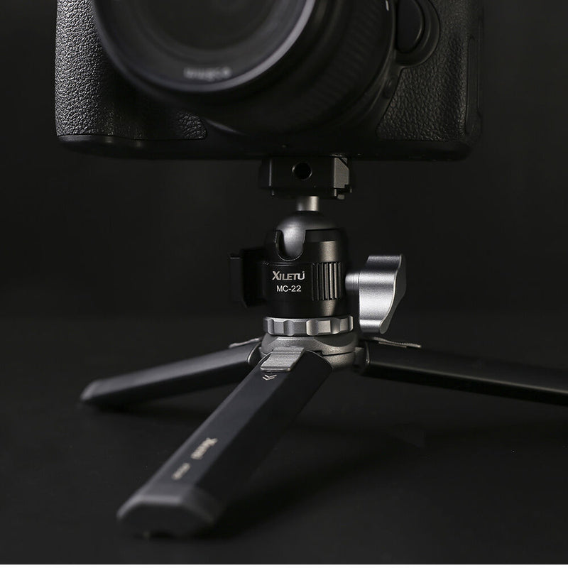 XILETU MC22 + XTD20 Mini Tripod with Ball Head
