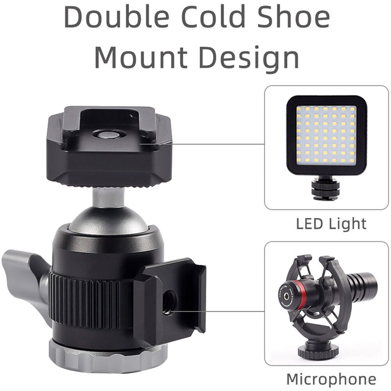 XILETU MC22 + XTD20 Mini Tripod with Ball Head