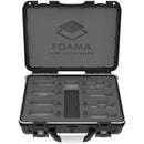 Foama N910 Case for 4 Sennheiser G4 Lav Lenses (Black with Black Insert)
