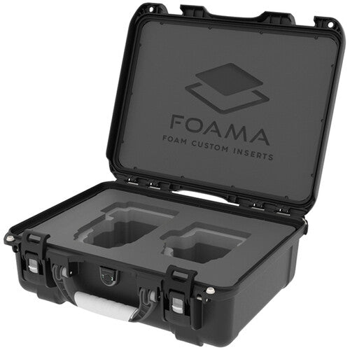 Foama Carry-On Hard Case for Set of Two Sigma Cine Lenses (Black Foam Insert)