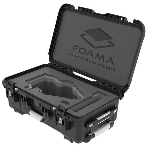 Foama Wheeled Carry-On Hard Case for Fujinon Premista 28-100mm T2.9 (Black Foam Insert)