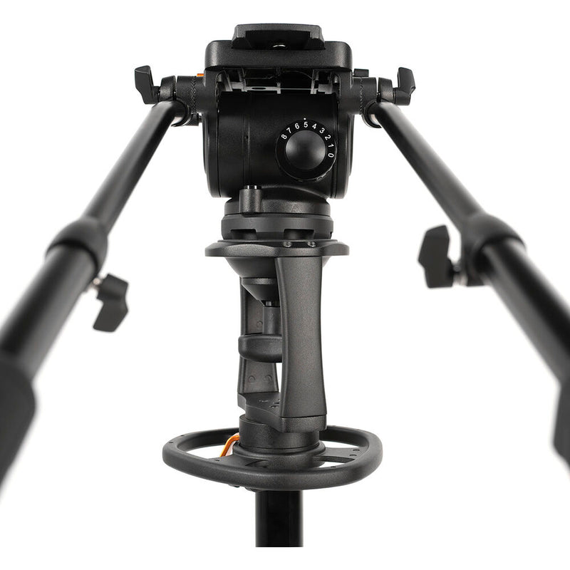 E-Image GH20 Fluid Head with AT7903 Tripod Pedestal & EI-7004B Dolly